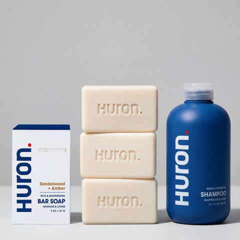 Bar Soap 3 Pack & Shampoo