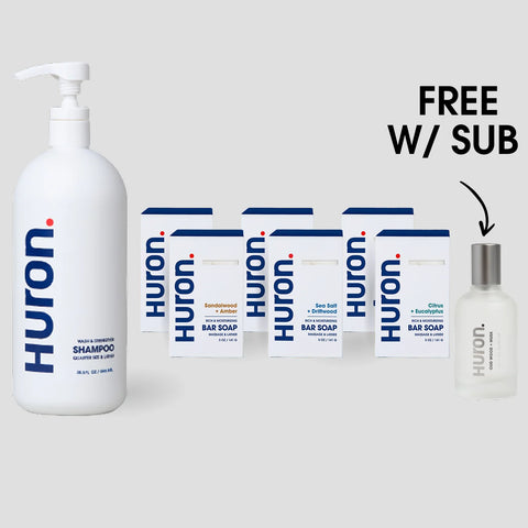 Bar Soap Shower Set + Cologne