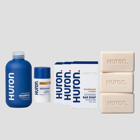 Bar Soap 3 Pack + Deo + Shampoo