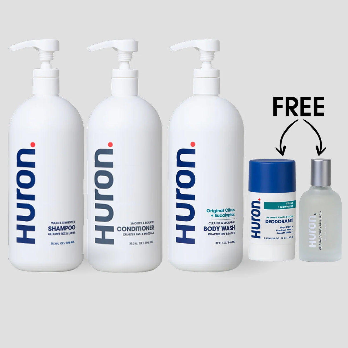 Jumbo Shower Kit + FREE Deo + FREE Cologne
